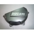 画像1: DUCATI PERFORMANCE　Ducati Corse カーボンクラッチカバープロテクション  96451011B (1)