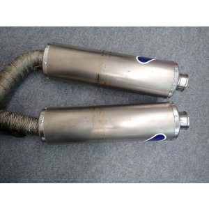 画像15: テルミニョーニ　60φフルエキゾーストレーシングマフラー　996R/998R