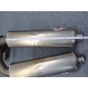 画像43: テルミニョーニ　60φフルエキゾーストレーシングマフラー　996R/998R