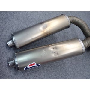 画像34: テルミニョーニ　60φフルエキゾーストレーシングマフラー　996R/998R