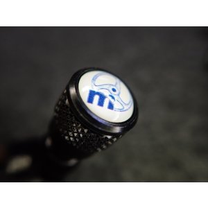 画像6: エアバルブ　Ｌ型　ブラック＆マーク入り限定品　2個セット