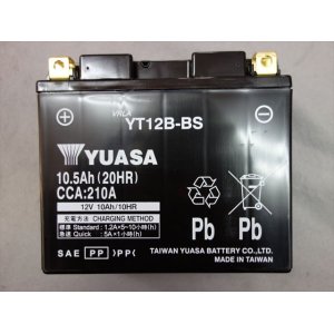 画像: バッテリー　YT12B-BS